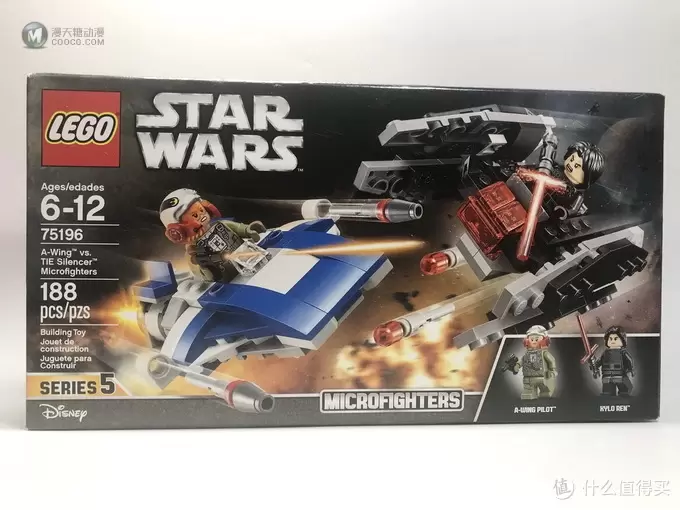 买人仔送载具:LEGO 乐高 迷你战队 75196 A翼战机对战TIE静默者 买人仔送载具:LEGO 乐高 迷你战队 75196 A翼战机对战TIE静默者