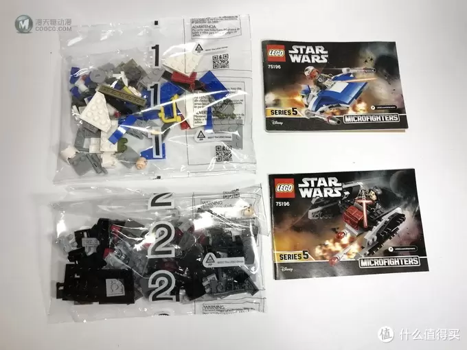 买人仔送载具:LEGO 乐高 迷你战队 75196 A翼战机对战TIE静默者 买人仔送载具:LEGO 乐高 迷你战队 75196 A翼战机对战TIE静默者