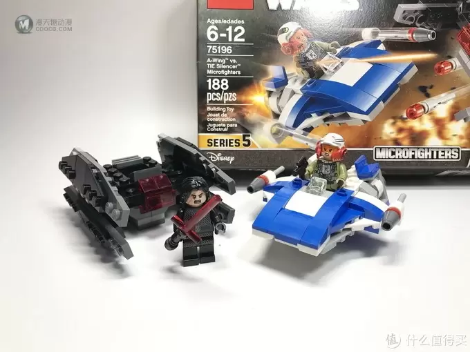 买人仔送载具:LEGO 乐高 迷你战队 75196 A翼战机对战TIE静默者 买人仔送载具:LEGO 乐高 迷你战队 75196 A翼战机对战TIE静默者