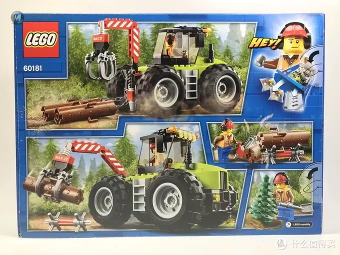 玩法多样:LEGO 乐高 城市系列 60181 林业工程车 玩法多样:LEGO 乐高 城市系列 60181 林业工程车