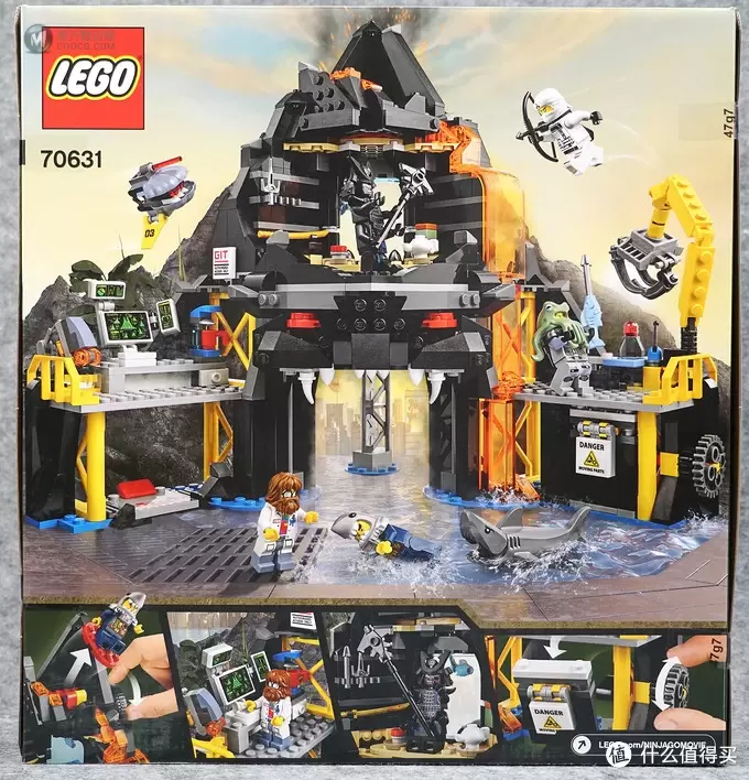 有品位的大魔王:LEGO 乐高 幻影忍者 加满都魔王的火山熔岩基地 70631评测 有品位的大魔王:LEGO 乐高 幻影忍者 加满都魔王的火山熔岩基地 70631评测
