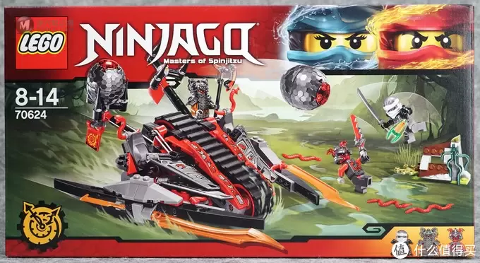 人仔就已经值回票价:LEGO乐高 70624 NINJAGO 幻影忍者系列 红蛇投石履带战车 开箱 人仔就已经值回票价:LEGO乐高 70624 NINJAGO 幻影忍者系列 红蛇投石履带战车 开箱