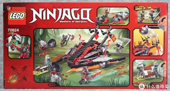 人仔就已经值回票价:LEGO乐高 70624 NINJAGO 幻影忍者系列 红蛇投石履带战车 开箱 人仔就已经值回票价:LEGO乐高 70624 NINJAGO 幻影忍者系列 红蛇投石履带战车 开箱