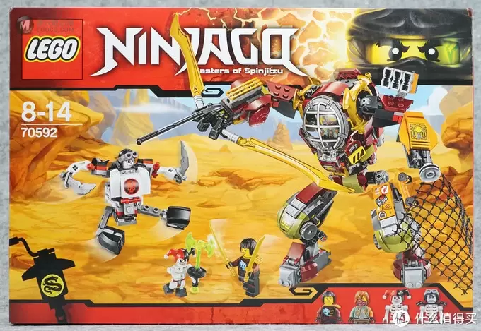 差点被官图坑了:实物更好看的LEGO 乐高 Ninjago系列 赏金猎人战斗机甲 70592 差点被官图坑了:实物更好看的LEGO 乐高 Ninjago系列 赏金猎人战斗机甲 70592