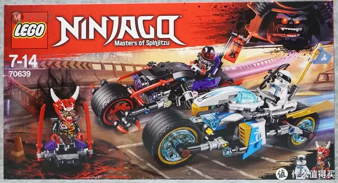 忍者版Tron: Legacy?LEGO 乐高 幻影忍者 Ninjago 巨轮摩托车追击战 70639 忍者版Tron: Legacy?LEGO 乐高 幻影忍者 Ninjago 巨轮摩托车追击战 70639