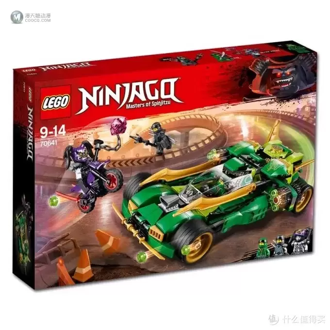 忍者版Tron: Legacy?LEGO 乐高 幻影忍者 Ninjago 巨轮摩托车追击战 70639 忍者版Tron: Legacy?LEGO 乐高 幻影忍者 Ninjago 巨轮摩托车追击战 70639