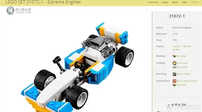 LEGO 乐高 创意百变组 31072 雷霆赛车开箱 LEGO 乐高 创意百变组 31072 雷霆赛车开箱