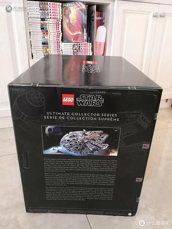 LEGO 乐高 75192 千年隼晒单附带支架展示 LEGO 乐高 75192 千年隼晒单附带支架展示