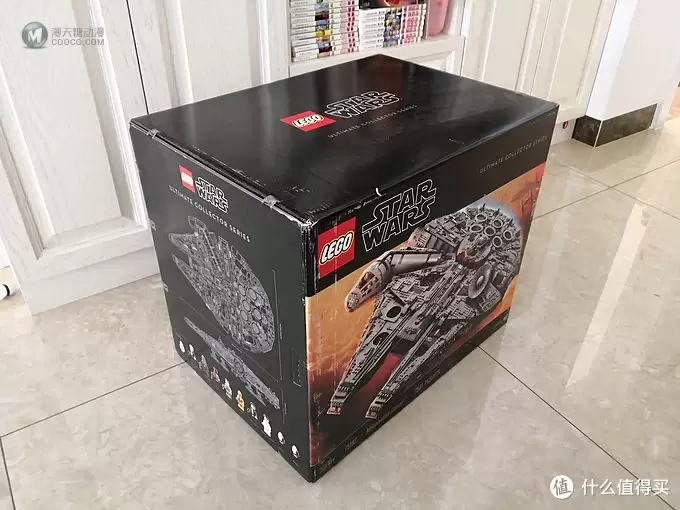 LEGO 乐高 75192 千年隼晒单附带支架展示 LEGO 乐高 75192 千年隼晒单附带支架展示