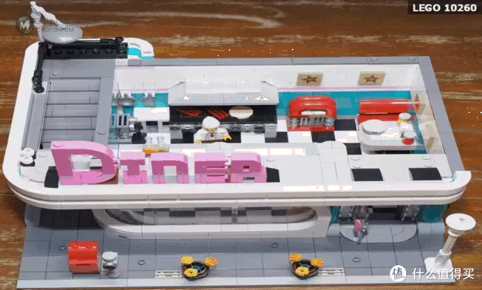 2018年街景新品 LEGO 乐高 10260 DOWNTOWN DINER 城中餐厅 2018年街景新品 LEGO 乐高 10260 DOWNTOWN DINER 城中餐厅