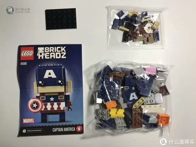 #剁主计划-北京# LEGO 乐高 拼拼乐:萌萌的大头 41589 美国队长 #剁主计划-北京# LEGO 乐高 拼拼乐:萌萌的大头 41589 美国队长