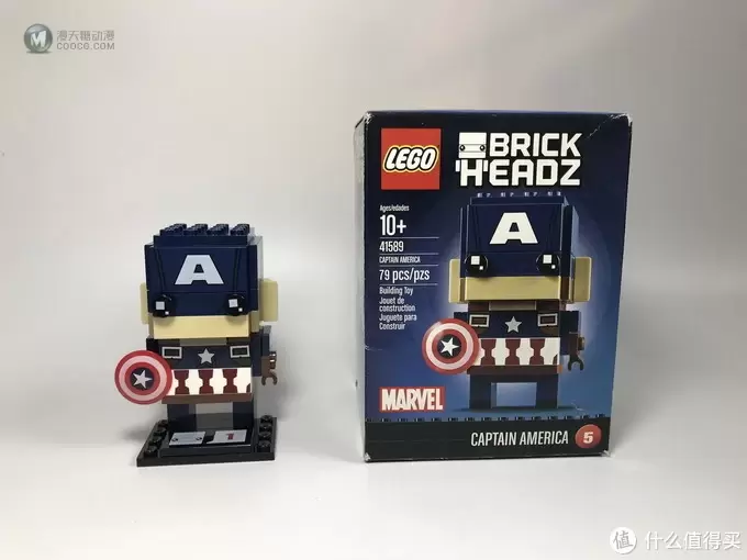 #剁主计划-北京# LEGO 乐高 拼拼乐:萌萌的大头 41589 美国队长 #剁主计划-北京# LEGO 乐高 拼拼乐:萌萌的大头 41589 美国队长