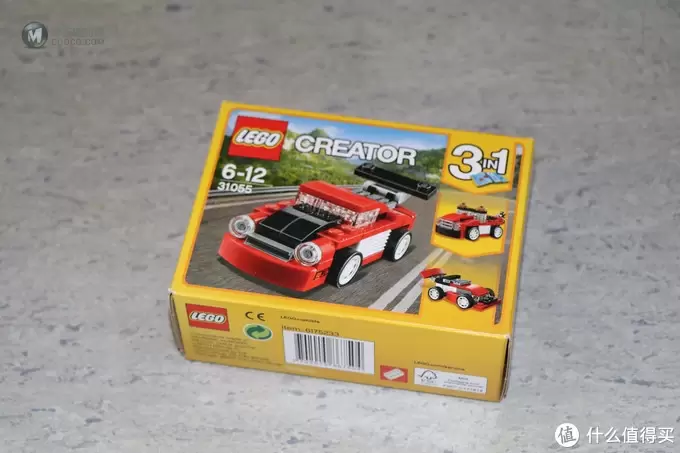 小set一样有乐趣—LEGO 乐高 百变三合一系列 31055 红色小跑车 开箱 小set一样有乐趣—LEGO 乐高 百变三合一系列 31055 红色小跑车 开箱