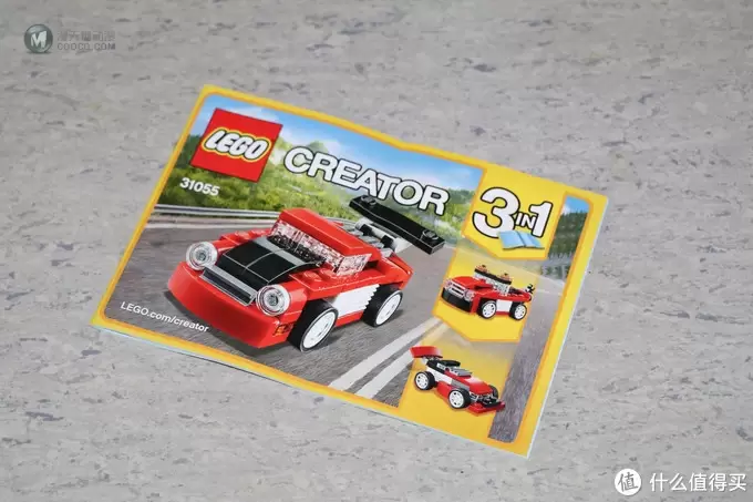 小set一样有乐趣—LEGO 乐高 百变三合一系列 31055 红色小跑车 开箱 小set一样有乐趣—LEGO 乐高 百变三合一系列 31055 红色小跑车 开箱