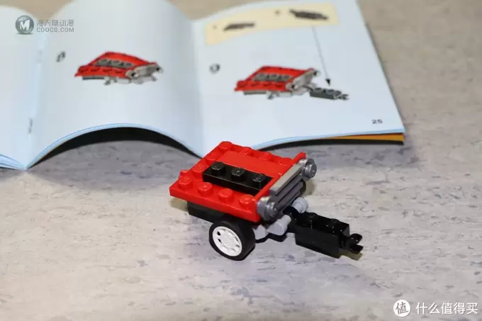 小set一样有乐趣—LEGO 乐高 百变三合一系列 31055 红色小跑车 开箱 小set一样有乐趣—LEGO 乐高 百变三合一系列 31055 红色小跑车 开箱