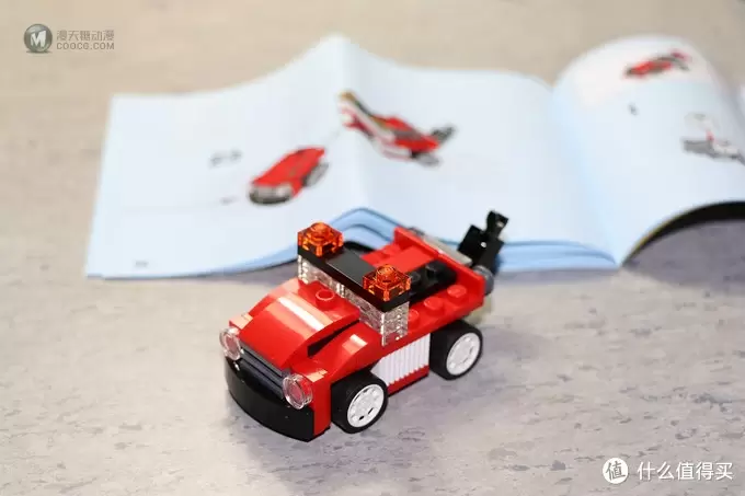 小set一样有乐趣—LEGO 乐高 百变三合一系列 31055 红色小跑车 开箱 小set一样有乐趣—LEGO 乐高 百变三合一系列 31055 红色小跑车 开箱