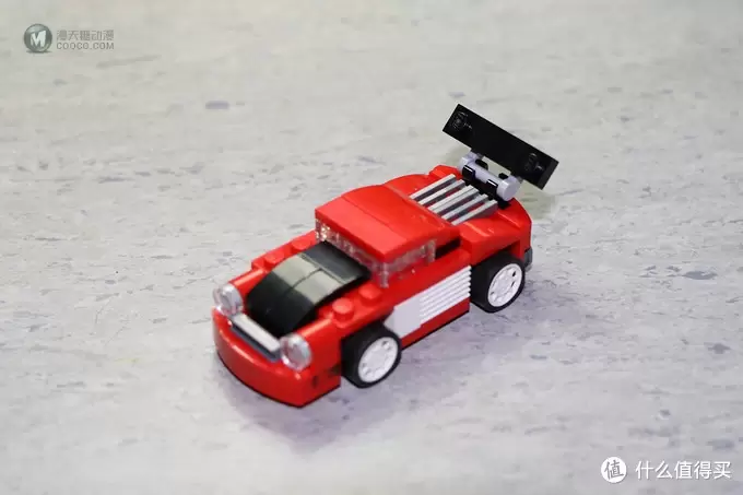 小set一样有乐趣—LEGO 乐高 百变三合一系列 31055 红色小跑车 开箱 小set一样有乐趣—LEGO 乐高 百变三合一系列 31055 红色小跑车 开箱