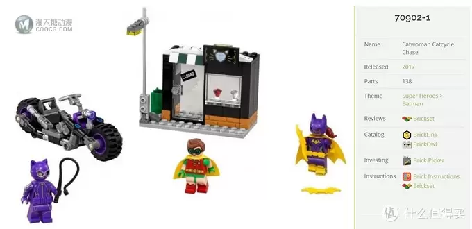 LEGO 乐高 拼拼乐 70902 蝙蝠侠大电影 猫女摩托车追击 LEGO 乐高 拼拼乐 70902 蝙蝠侠大电影 猫女摩托车追击