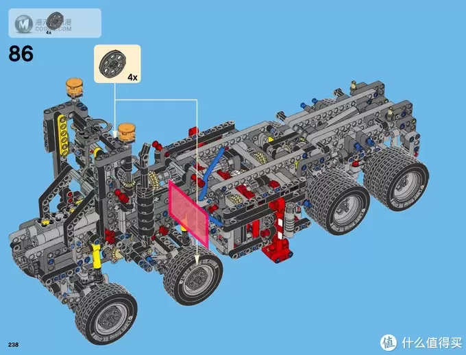 保留原版外观+功能 LEGO 乐高 42043 动力遥控改装 保留原版外观+功能 LEGO 乐高 42043 动力遥控改装