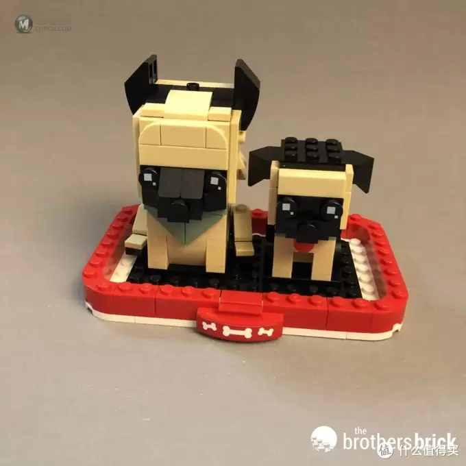 乐高方头仔宠物40440德国牧羊犬开箱测评 乐高方头仔宠物40440德国牧羊犬开箱测评
