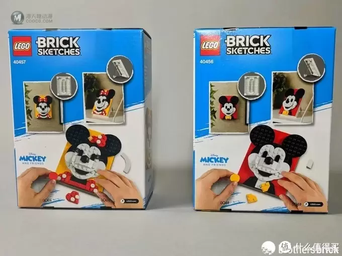 乐高积木素描40456米奇和40457米妮开箱评测 乐高积木素描40456米奇和40457米妮开箱评测