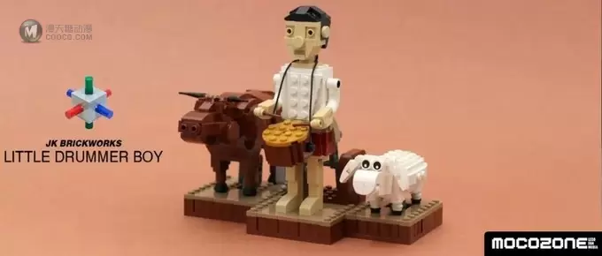 JK大神又带来一个有趣的MOC,敲鼓的小男孩! JK大神又带来一个有趣的MOC,敲鼓的小男孩!