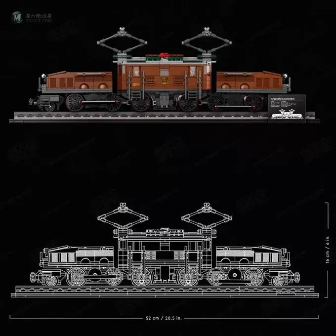 乐高正式发布全新CREATOR EXPERT套装10277鳄鱼火车头 乐高正式发布全新CREATOR EXPERT套装10277鳄鱼火车头