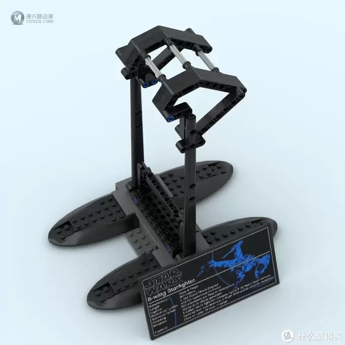 重装铁拳:乐高星球大战 10227 B翼星际战机 虚拟搭建评测 重装铁拳:乐高星球大战 10227 B翼星际战机 虚拟搭建评测
