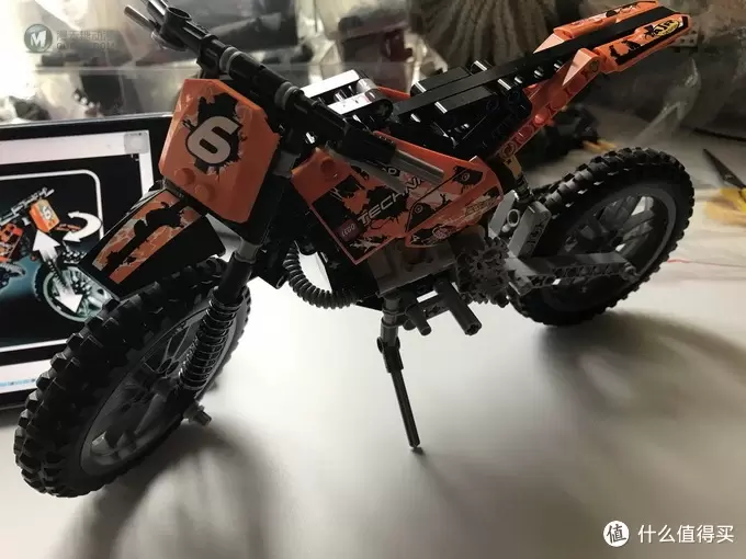 乐高还能这么拼: 复刻 LEGO 乐高科技 42007 越野摩托 乐高还能这么拼: 复刻 LEGO 乐高科技 42007 越野摩托