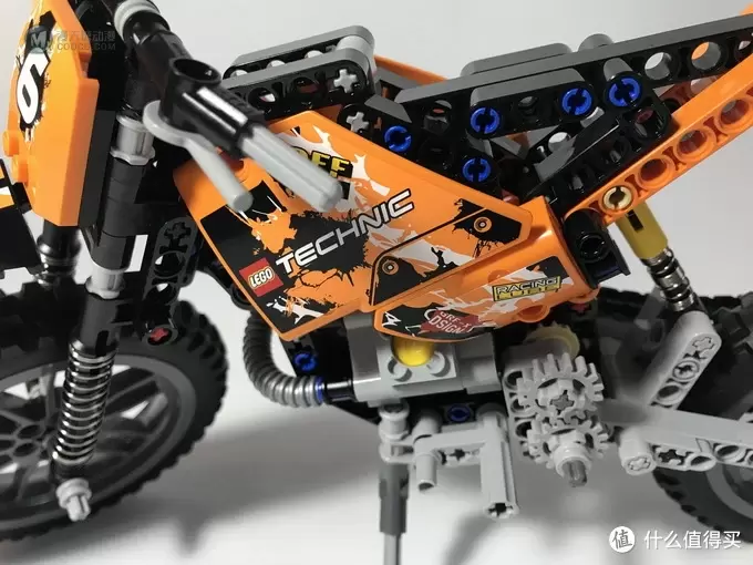 乐高还能这么拼: 复刻 LEGO 乐高科技 42007 越野摩托 乐高还能这么拼: 复刻 LEGO 乐高科技 42007 越野摩托