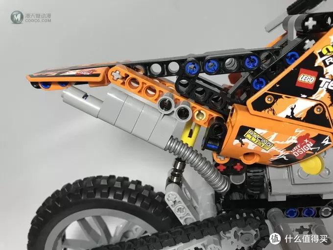 乐高还能这么拼: 复刻 LEGO 乐高科技 42007 越野摩托 乐高还能这么拼: 复刻 LEGO 乐高科技 42007 越野摩托