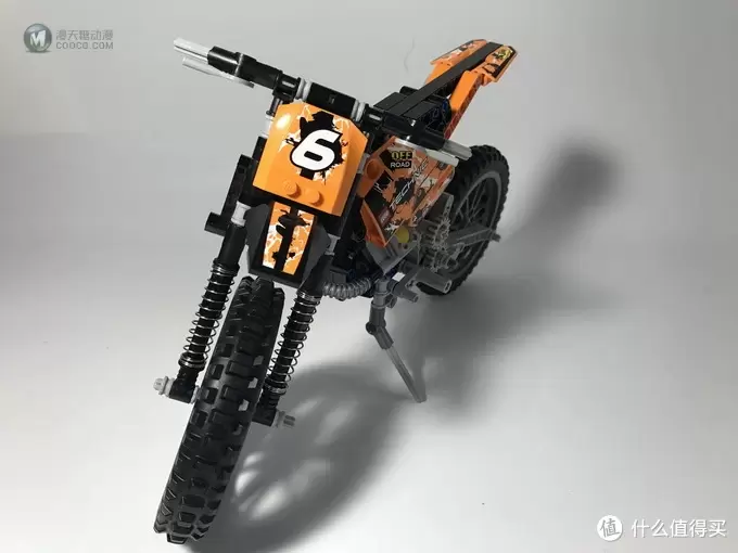 乐高还能这么拼: 复刻 LEGO 乐高科技 42007 越野摩托 乐高还能这么拼: 复刻 LEGO 乐高科技 42007 越野摩托