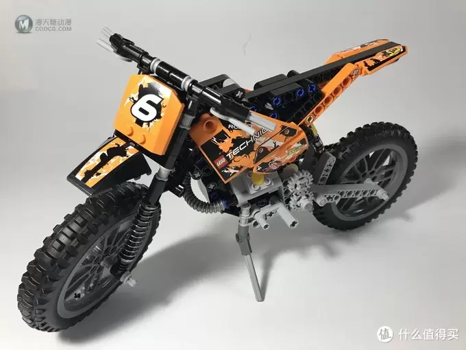 乐高还能这么拼: 复刻 LEGO 乐高科技 42007 越野摩托 乐高还能这么拼: 复刻 LEGO 乐高科技 42007 越野摩托