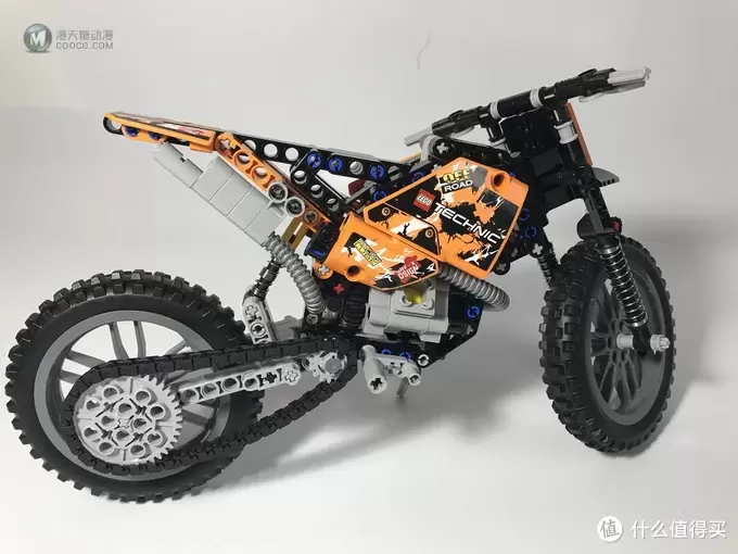 乐高还能这么拼: 复刻 LEGO 乐高科技 42007 越野摩托 乐高还能这么拼: 复刻 LEGO 乐高科技 42007 越野摩托