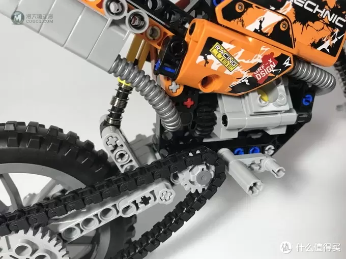 乐高还能这么拼: 复刻 LEGO 乐高科技 42007 越野摩托 乐高还能这么拼: 复刻 LEGO 乐高科技 42007 越野摩托