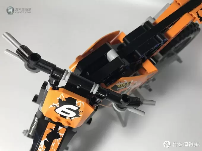 乐高还能这么拼: 复刻 LEGO 乐高科技 42007 越野摩托 乐高还能这么拼: 复刻 LEGO 乐高科技 42007 越野摩托