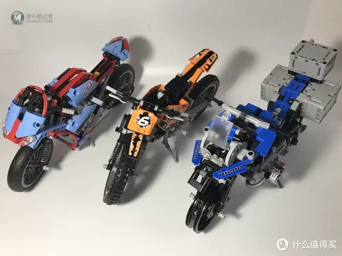 乐高还能这么拼: 复刻 LEGO 乐高科技 42007 越野摩托 乐高还能这么拼: 复刻 LEGO 乐高科技 42007 越野摩托