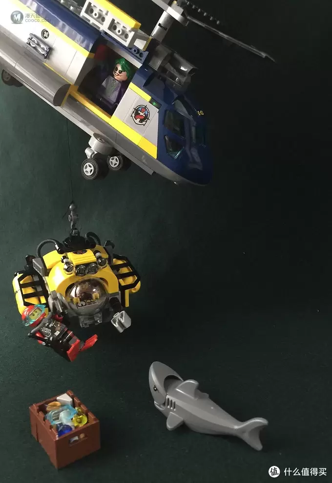 LEGO 乐高 60093 深海探险直升机-让我们一起探索海底世界的秘密 LEGO 乐高 60093 深海探险直升机-让我们一起探索海底世界的秘密