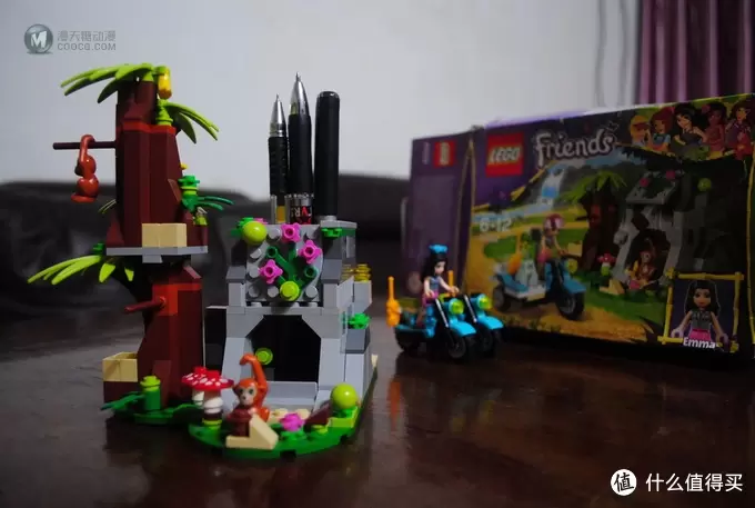 LEGO 乐高 Friends系列 41032 丛林急救摩托车X2,合体变笔筒 LEGO 乐高 Friends系列 41032 丛林急救摩托车X2,合体变笔筒