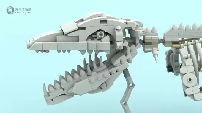 乐高21320恐龙化石重构MOC比赛优秀作品欣赏! 乐高21320恐龙化石重构MOC比赛优秀作品欣赏!