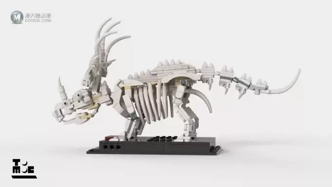 乐高21320恐龙化石重构MOC比赛优秀作品欣赏! 乐高21320恐龙化石重构MOC比赛优秀作品欣赏!