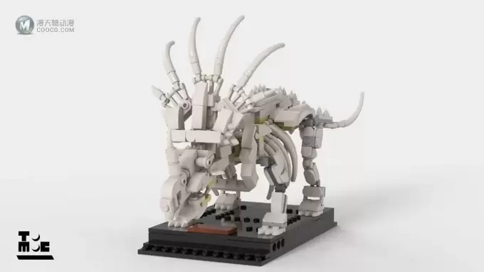 乐高21320恐龙化石重构MOC比赛优秀作品欣赏! 乐高21320恐龙化石重构MOC比赛优秀作品欣赏!