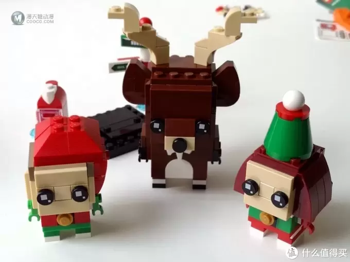 史上第一套三人装方头仔出现——Brickheadz 40353 Reindeer, Elf and Elfie 史上第一套三人装方头仔出现——Brickheadz 40353 Reindeer, Elf and Elfie