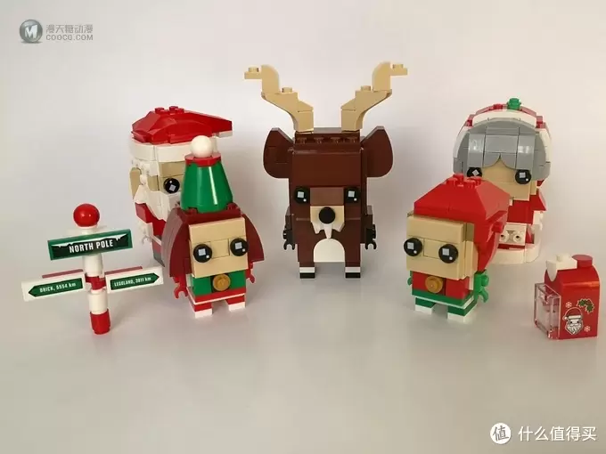 史上第一套三人装方头仔出现——Brickheadz 40353 Reindeer, Elf and Elfie 史上第一套三人装方头仔出现——Brickheadz 40353 Reindeer, Elf and Elfie