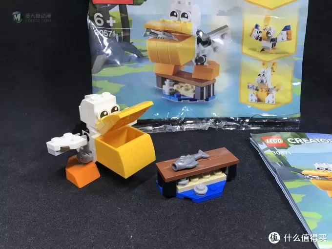 LEGO拼拼乐 篇三百零一:乐高三合一拼砌包30571鹈鹕 LEGO拼拼乐 篇三百零一:乐高三合一拼砌包30571鹈鹕