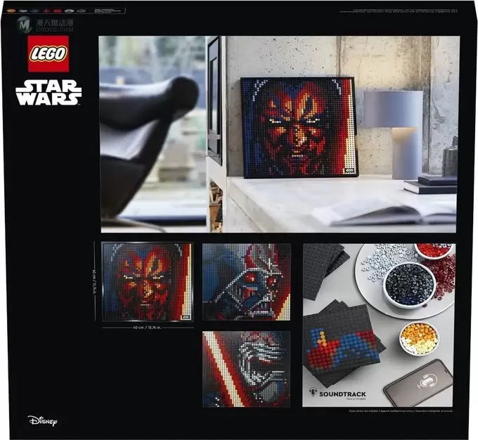 最新公布的乐高马赛克 LEGO Arts Set逼格相当高啊!完爆黑白! 最新公布的乐高马赛克 LEGO Arts Set逼格相当高啊!完爆黑白!