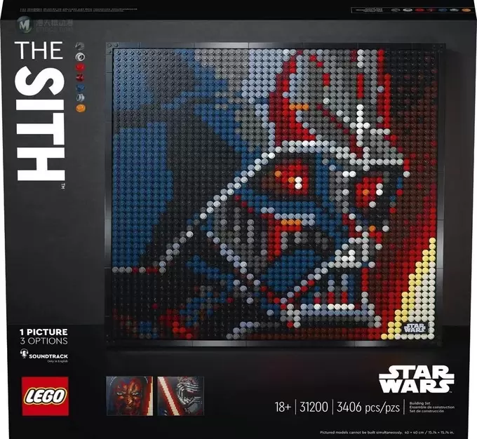最新公布的乐高马赛克 LEGO Arts Set逼格相当高啊!完爆黑白! 最新公布的乐高马赛克 LEGO Arts Set逼格相当高啊!完爆黑白!
