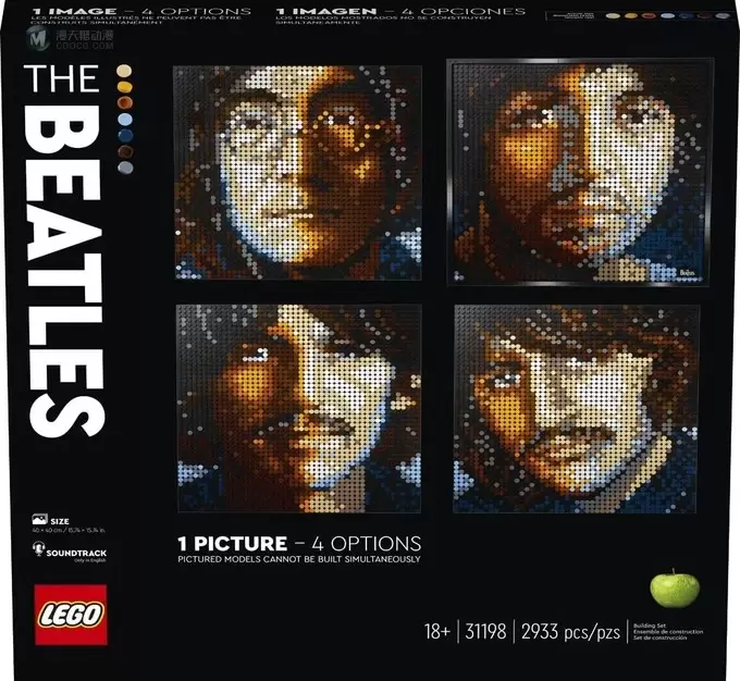 最新公布的乐高马赛克 LEGO Arts Set逼格相当高啊!完爆黑白! 最新公布的乐高马赛克 LEGO Arts Set逼格相当高啊!完爆黑白!
