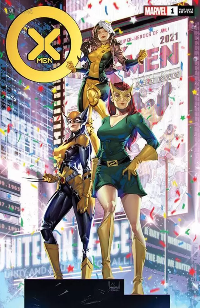 漫威漫画「X战警」第1期变体封面公开 漫威漫画「X战警」第1期变体封面公开