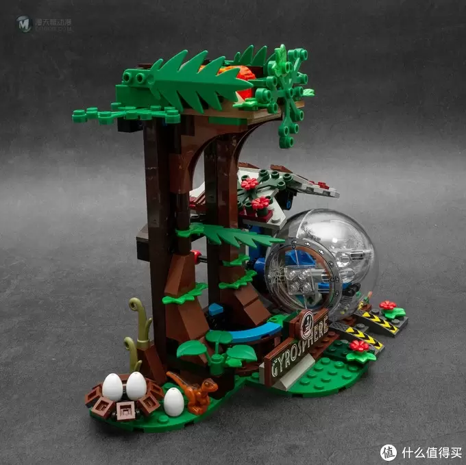 大恐龙与小卡车,还有小场景与机关:乐高侏罗纪世界系列75929食肉牛龙回旋舱大逃生 大恐龙与小卡车,还有小场景与机关:乐高侏罗纪世界系列75929食肉牛龙回旋舱大逃生